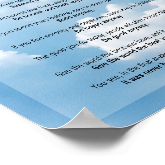 Definitieve analyse: "Doe het hoe dan ook" Poster (Hoek)