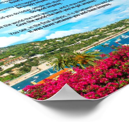 Definitieve analyse: "Doe het hoe dan ook" Poster (Hoek)