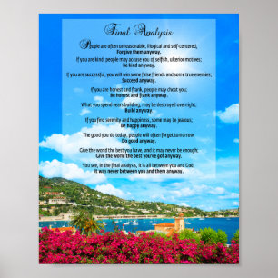 Definitieve analyse: "Doe het hoe dan ook" Poster