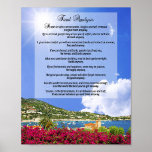 Definitieve analyse: "Doe het hoe dan ook" Poster