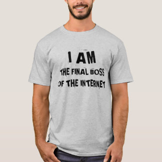 Definitieve boeg van het Internet-Shirt T-shirt