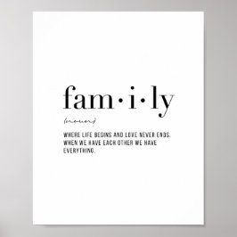 Definitieve familie poster