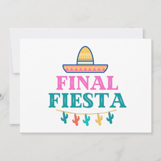 Definitieve Fiesta Sombrero Note-kaarten Feestdagenkaart (Voorkant)