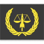 Definitieve juridische sticker aan de grens (Voorkant)