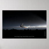 Definitieve landing van Space Shuttle Atlantis Pri Poster (Voorkant)