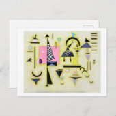 Definitieve rosy, Wassily Kandinsky Briefkaart (Voorkant / Achterkant)