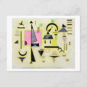 Definitieve rosy, Wassily Kandinsky Briefkaart