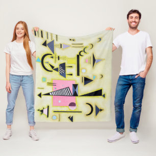 Definitieve rosy, Wassily Kandinsky Fleece Deken