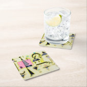 Definitieve rosy, Wassily Kandinsky Kartonnen Onderzetters (Insitu)