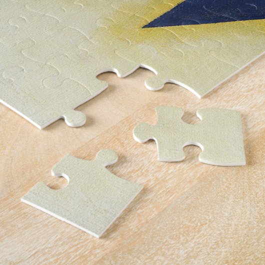 Definitieve rosy, Wassily Kandinsky Legpuzzel (Zijkant)