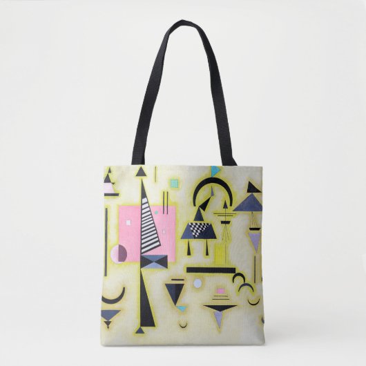 Definitieve rosy, Wassily Kandinsky Tote Bag (Voorkant)