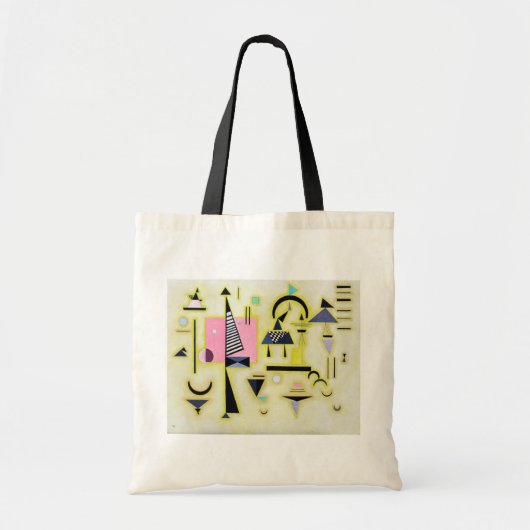 Definitieve rosy, Wassily Kandinsky Tote Bag (Voorkant)