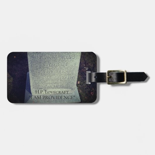Definitieve rustplaats H.P. Lovecraft - Levering R Bagagelabel (Voorkant horizontaal)