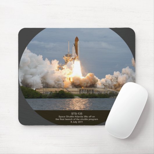 Definitieve Space Shuttle start STS-135 Atlantis Muismat (Met muis)