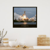 Definitieve Space Shuttle start STS-135 Atlantis Poster (Keuken)