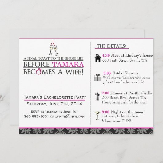 Definitieve Toast Kaart (Voorkant / Achterkant)