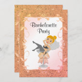 Definitieve uitnodiging van Fling Bachelorette (Voorkant / Achterkant)