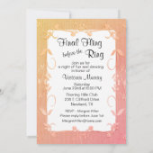 Definitieve uitnodiging van Fling Bachelorette (Achterkant)