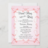 Definitieve uitnodiging van Fling Pink Bachelorett (Achterkant)