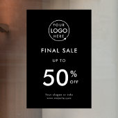 Definitieve verkoop | Zakelijke evenementen Winkel Raamsticker