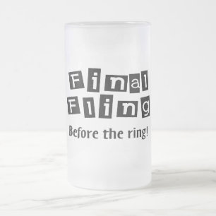 Definitieve vlucht vóór de ring matglas bierpul