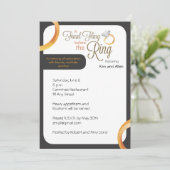 Definitieve vlucht voordat de Ring partij uitnodig Kaart (Staand voorkant)