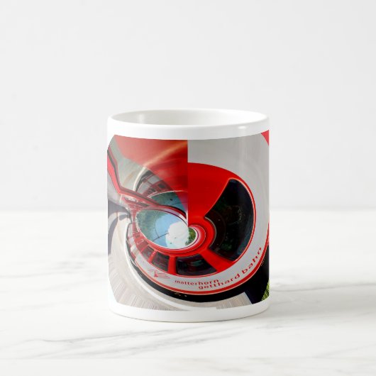 Definitieve Zwitserse treinreis, omega Koffiemok (Center)