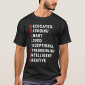 Definition of Dyslexia Awareness Interventionist T T-shirt (Voorkant)