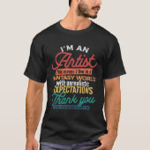Definitions Creativity for Artistic Persons T-shirt (Voorkant)
