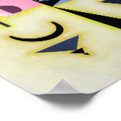 Definitive Rosy, Wassily Kandinsky Poster (Hoek)