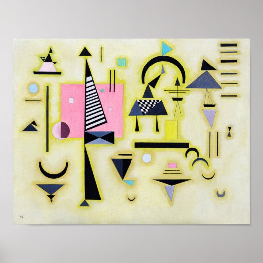 Definitive Rosy, Wassily Kandinsky Poster (Voorkant)
