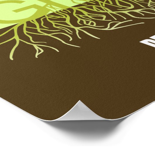 DEFORESTATIE - GEEN BOT ACHTER POSTER (Hoek)