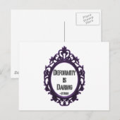 Deforme is Daring Briefkaart (Voorkant / Achterkant)