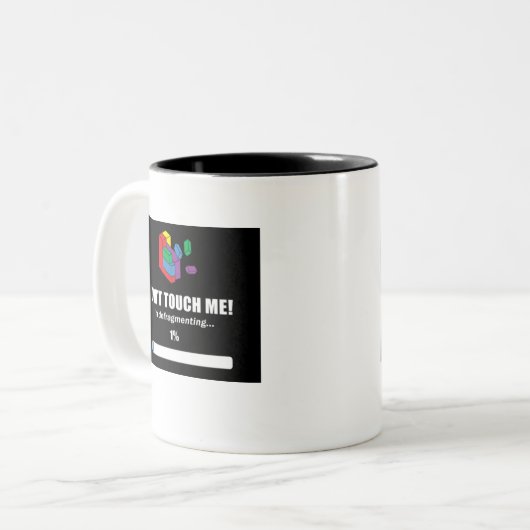 Defragment Tweekleurige Koffiemok (Voorkant links)