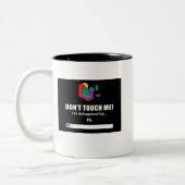 Defragment Tweekleurige Koffiemok (Links)