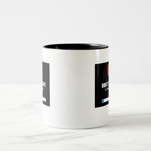 Defragment Tweekleurige Koffiemok (Center)