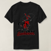 Defunct Portland Buckaroos Hockey T-shirt (Design voorkant)