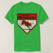 Defunct Portland Mavericks Baseball T-shirt (Design voorkant)