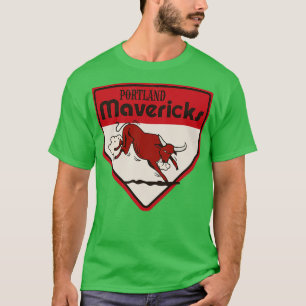 Defunct Portland Mavericks Baseball T-shirt
