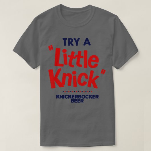 Defunct Probeer een beetje Knick KNICKERBOCKER Bie T-shirt (Design voorkant)