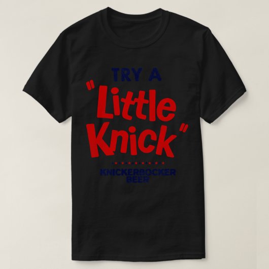 Defunct Probeer een beetje Knick KNICKERBOCKER Bie T-shirt (Design voorkant)