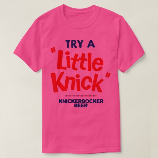 Defunct Probeer een beetje Knick KNICKERBOCKER Bie T-shirt (Design voorkant)