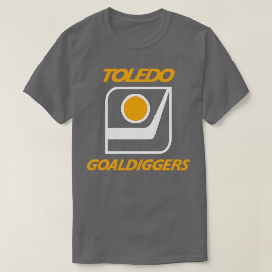 DEFUNCT Toledo Goaldiggers IHL Hockey T-shirt (Design voorkant)