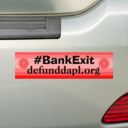 DEFUND DAPL-bumpersticker Bumpersticker (Op auto)