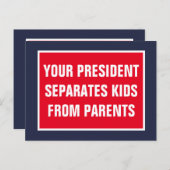 Defund DHS/ICE Congress Call to Action Briefkaart (Voorkant / Achterkant)