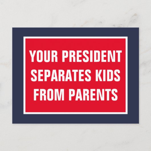 Defund DHS/ICE Congress Call to Action Briefkaart (Voorkant)