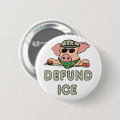 Defund ICE Ronde Button 5,7 Cm (Voorkant /achterkant)