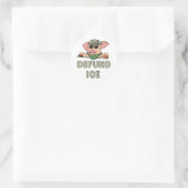 Defund ICE Ronde Sticker (Tas)