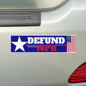 Defund NPR (IMHO)-Bumpersticker Bumpersticker (Op auto)