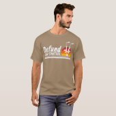 Defund Pistool Control 2A 2e Wijziging Pro Pistool T-shirt (Voorkant volledig)